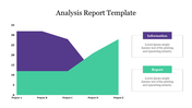 Practical Analysis Report Template Slide With Eight Nodes