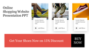 Online Shopping Website Presentation PPT Google Slides