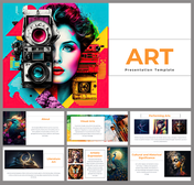 Art Google Slides Themes For PowerPoint Presentation