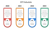 PowerPoint Schedule Presentation Template and Google Slides