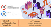 Unique National Mathematics Day PPT Template & Google Slides