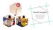 Attractive Friends Template Presentation PowerPoint