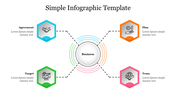 Best Simple Infographic Template PowerPoint Slide