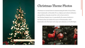 Attractive Christmas Theme Photos  PowerPoint Template