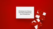 Background Images For Christmas Invitations PPT Template 