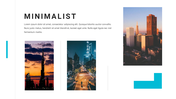 Stunning minimalist presentation template