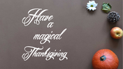 Thanksgiving PowerPoint Background Template & Google Slides