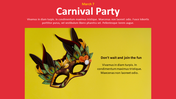 Amazing Carnival Background for PowerPoint Presentation