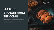 Excellent Sea Food PowerPoint Template and Google Slides