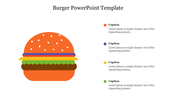 Creative Burger PowerPoint Template Presentation Slide