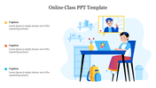 Creative Online Class PPT Template For Presentation