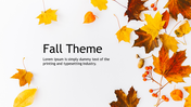 Awesome Fall Theme PowerPoint Presentation Designs