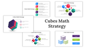 Cubes Math Strategy PPT and Google Slides Templates