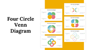 4 Circle Venn Diagram PowerPoint and Google Slides Templates