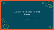 Advanced Science Impact Factor PowerPoint Design Template