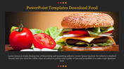 Attractive PowerPoint Templates Free Download Food