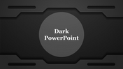 Fabulous Dark PowerPoint PPT Slides Presentation 1-Node