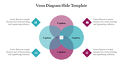 Creative Venn Diagram Slide Template Presentation