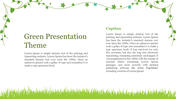 Stunning Green Presentation Theme For Your Requirement