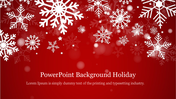 Creative PowerPoint Background Holiday Theme Slide