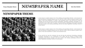 Get Newspaper Google Slides and PowerPoint Templates 