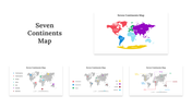 7 Continents Map PowerPoint and Google Slides Templates