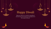 Impressive Happy Diwali Slide Template Presentation Design