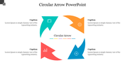 Creative Circular Arrow PowerPoint Template