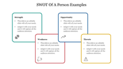 Best SWOT Of A Person Examples Template Slide Design