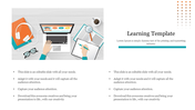 Best Learning Template PowerPoint Presentation Slide