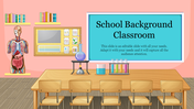 School Background Classroom PPT Presentation Slide