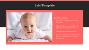 Charming Baby Template For Powerpoint Presentation 