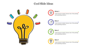 Cool Slide Ideas PowerPoint Presentation Template Slide