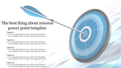 Infographics Mission PowerPoint Template and Google Slides