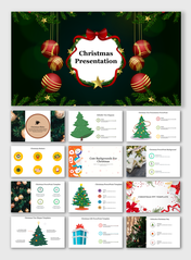 Creative Christmas Shapes PPT And Google Slides Themes