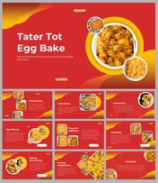 Tater Tot Egg Bake PowerPoint And Google Slides Templates