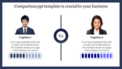 Two Node Comparison PPT Presentation Template 