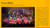 Attractive Modern Circus Slides PowerPoint Template