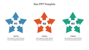 Innovative Star PPT Template Presentation Slide