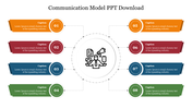 Multicolor Communication Model PPT Download Template