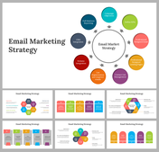 Email Marketing Strategy PPT and Google Slides Themes