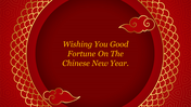 Chinese New Year Themed PowerPoint Backgrounds Slide