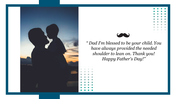 Happy Fathers Day PowerPoint Templates For Presentation