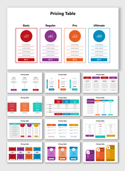 Innovative Pricing Table Examples PPT And Google Slides