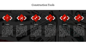 Editable Construction Tools Clipart Presentation Slide