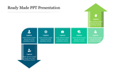 Ready Made PPT Presentation With Arrow Diagram