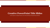 Creative PowerPoint title slide with colorful rectangular layers and placeholder text in the center.