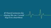 Simple Heartbeat Background PowerPoint Presentation