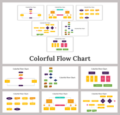 Best Colorful Flow Chart PowerPoint And Google Slides