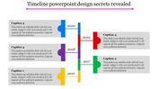 Innovative Timeline PowerPoint Design for Project Planning